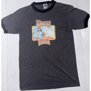 The Dukes Of Hazard Daisy 3D Image Gray Ringer Black Trim S AAA vintage